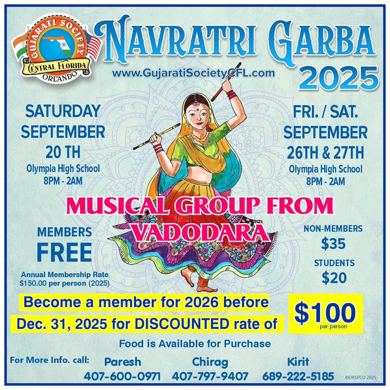 NAVARATRI GARBA 2025 (September 27 2025)